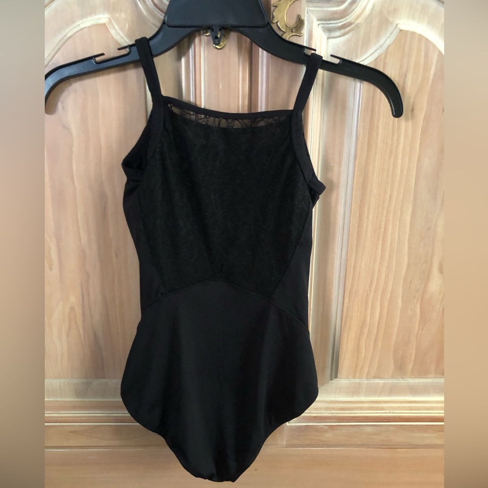 Girls black Mirella bodysuit